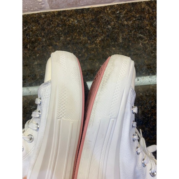 Converse CTAS Move Platform Sneakers Egret/Stone Mauve/Rust Pink W 9 - Picture 8 of 8